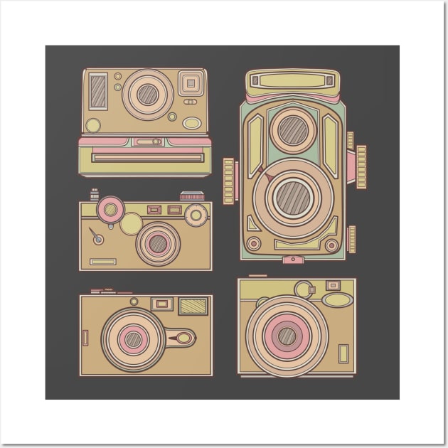 Bright Classic Camera Wall Art by milhad